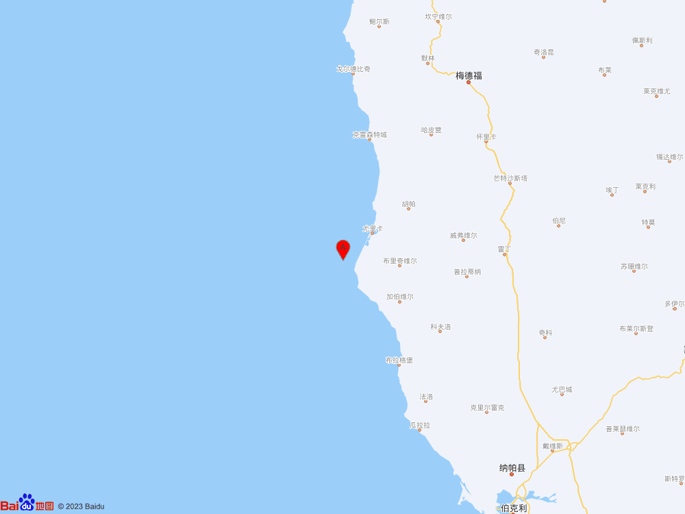 美國加利福尼亞州北部沿岸近海發(fā)生7.3級地震
